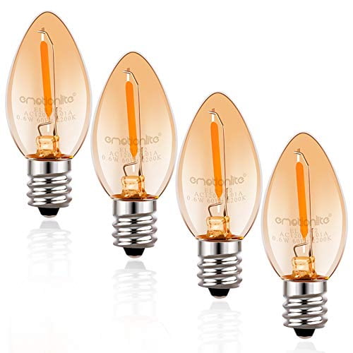 8 Pack c7 LED Orange Light Bulb 1W Night Light Bulb Mini LED Bulb Candelabra E12 Base Decor Orange Bulbs or Salt Lamp Indoor or Outdoor Use Salt Light Bulb C7 LED Bulb String Lights Window Candle 8 Pack c7 LED Orange Light Bulb 1W Night Light Bulb Mini LED Bulb Candelabra E12 Base Decor Orange Bulbs or Salt Lamp Indoor or Outdoor Use Salt Light Bulb C7 LED Bulb String Lights Window Candle